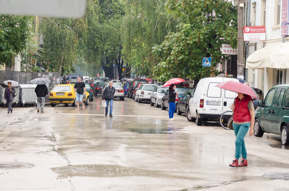 am Weg zur Donau in Vidin