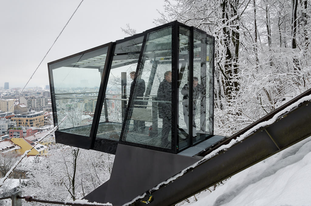 Standseilbahn am Burgberg