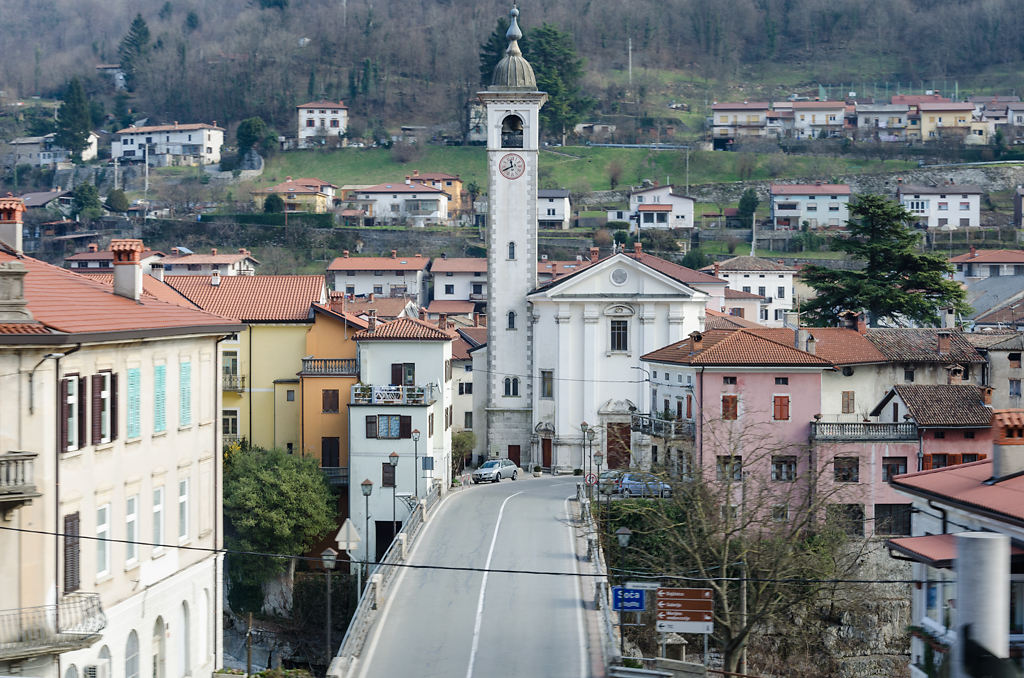 Kirche in Kanal ob Soči