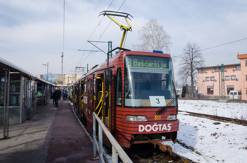 Straßenbahnhaltestelle in Ilidža