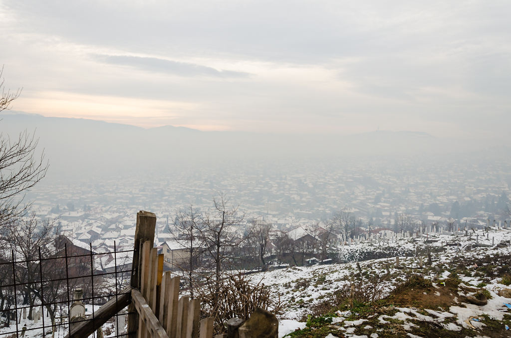 letzter Blick auf die Stadt von oben