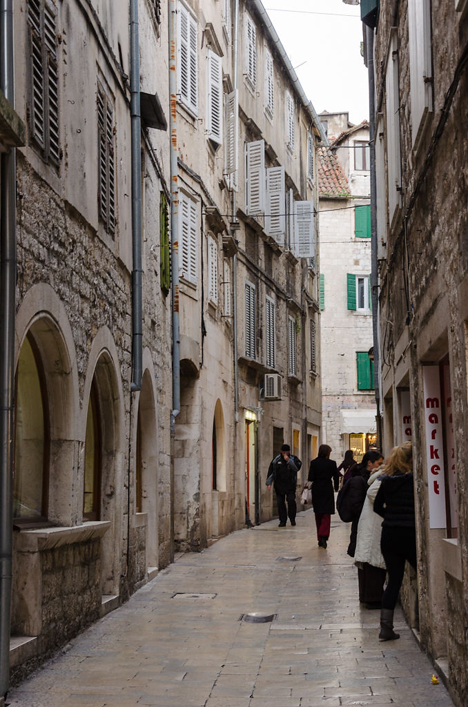 enge Gasse Altstadt Split