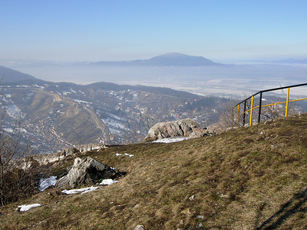 Tâmpa Blick auf Ortsteil Schei