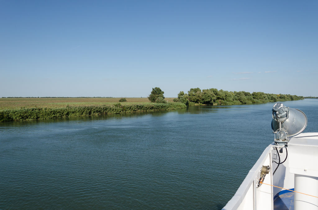 Uferlandschaft vom Oberdeck